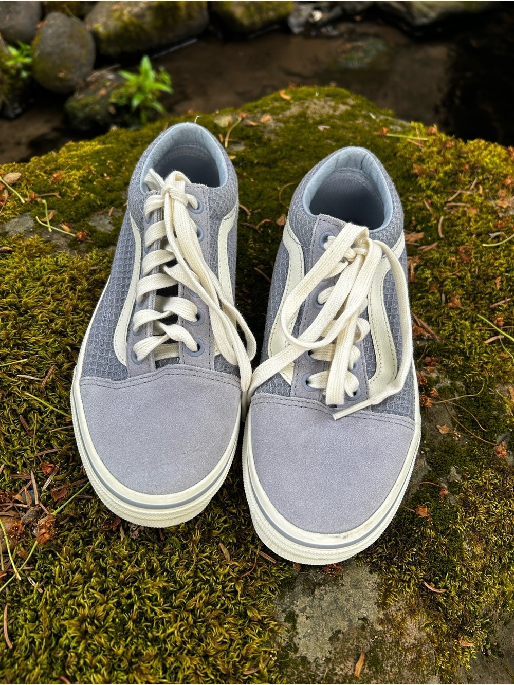 Vans Old Skool - Light Purple Suede & Canvas Lace-Up Sneakers